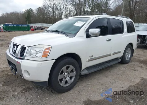 2007 Nissan Armada Le z USA, uszkodzony, nr VIN 5N1AA08A47N700806